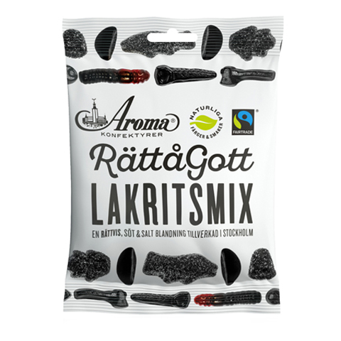 Rättågott Lakritsmix, 140g